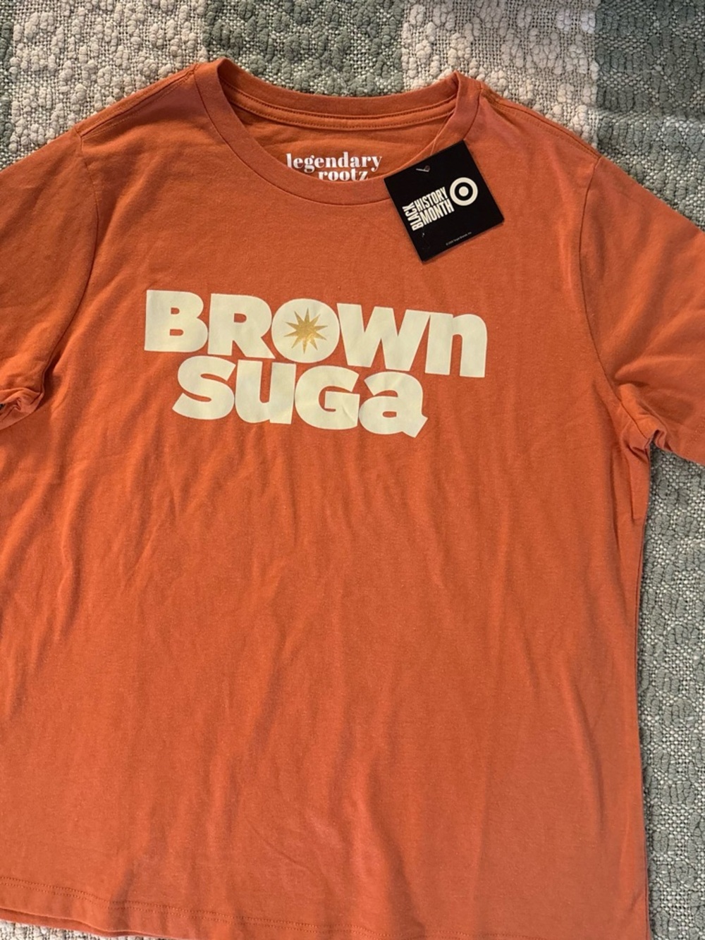Orange 'Brown Suga' Graphic Tee